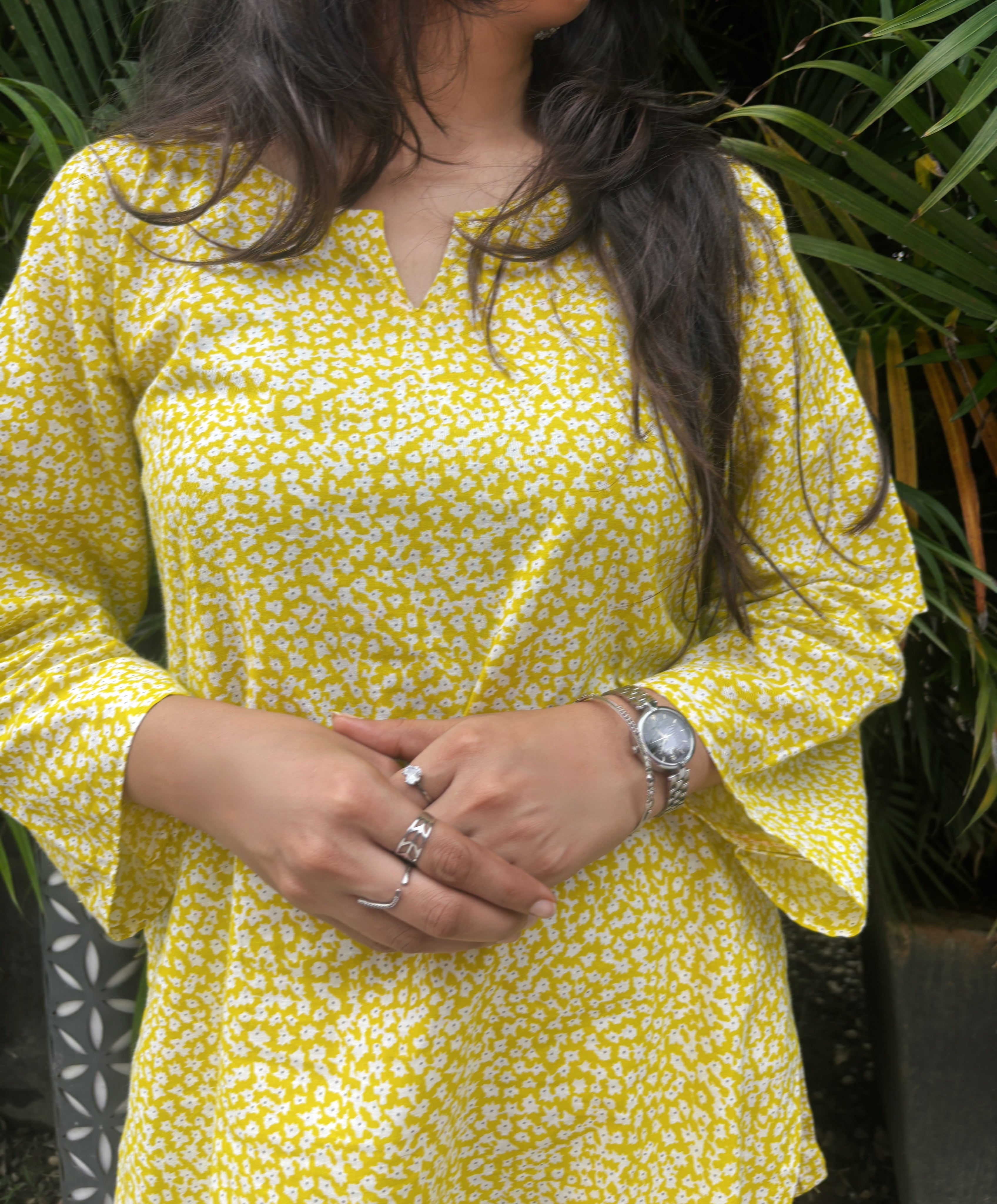 Yellow Bliss (Kurti with Farsi Salwar)