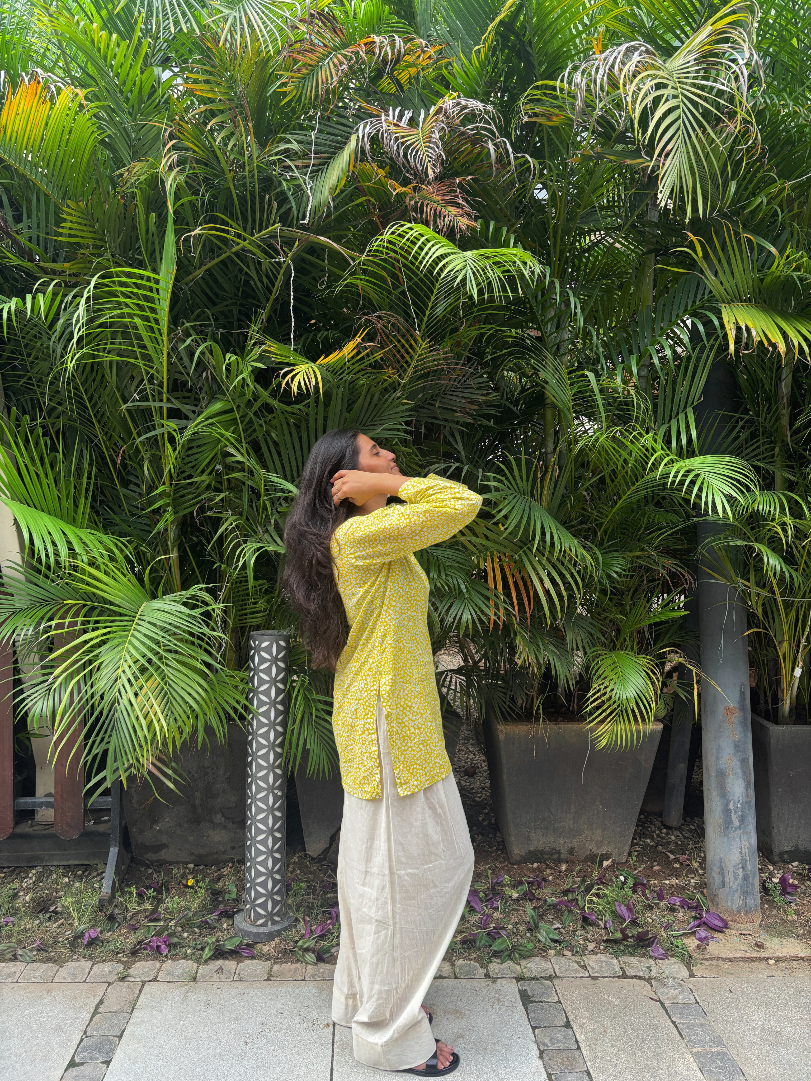 Yellow Bliss (Kurti with Farsi Salwar)